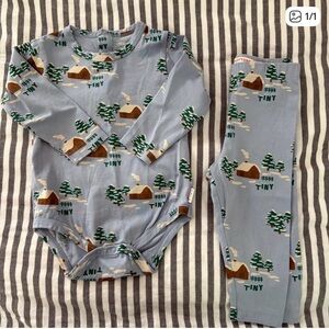 Tinycottons Onesie and Pants Set